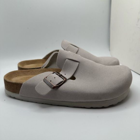 CUSHIONAIRE Womens Clog 6 GRAY - Picture 1 of 7